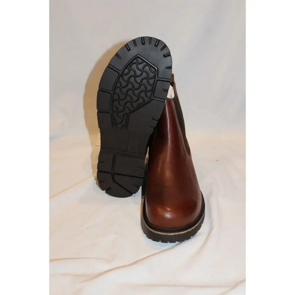 Birkenstock Men's Highwood Slip On Chelsea Ankle Boots Chocolate EU 46 NEW